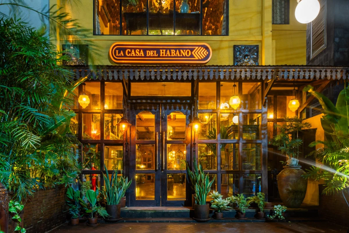 La Casa Del Habano Bali cigar lounge in Legian