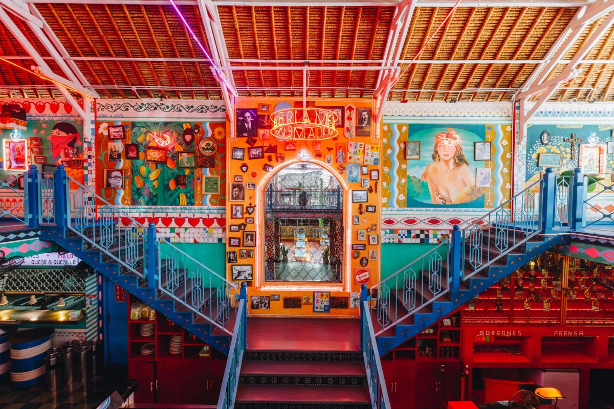 Motel Mexicola Seminyak at night
