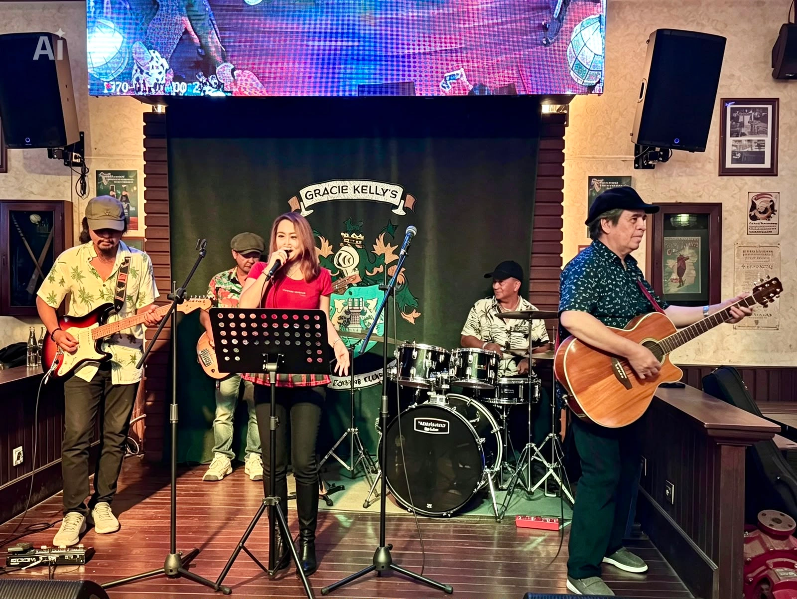 Gracie Kelly's Irish Pub showing live sports in Legian Bali