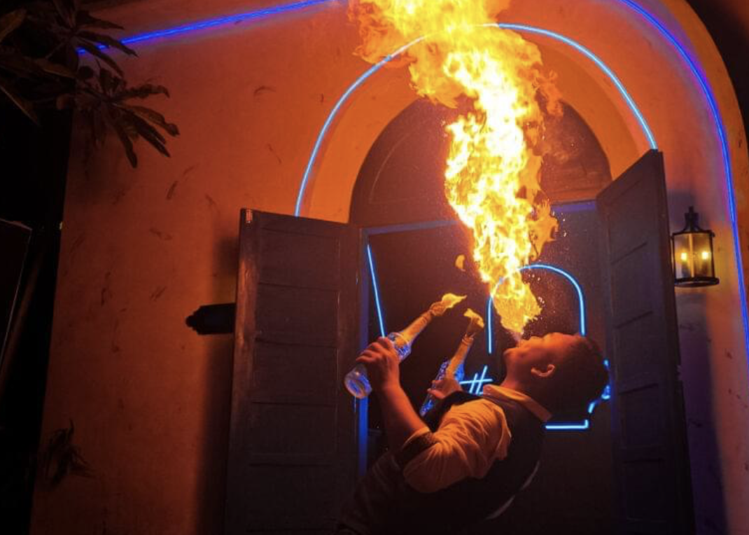 Blue Door Bali nightclub and bar Ubud nightlife
