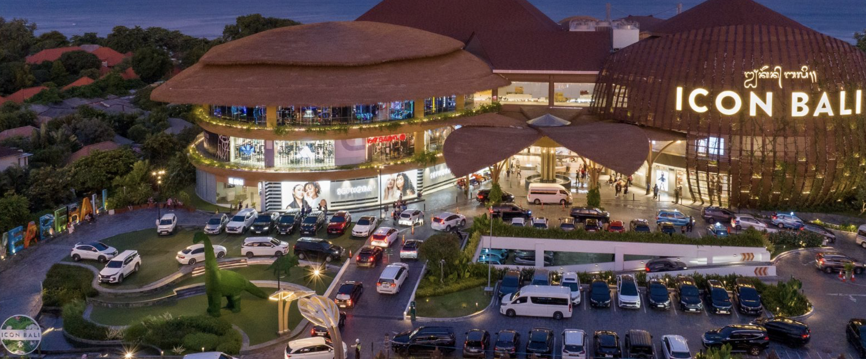 ICON Bali Mall rooftop dining and cinema Sanur
