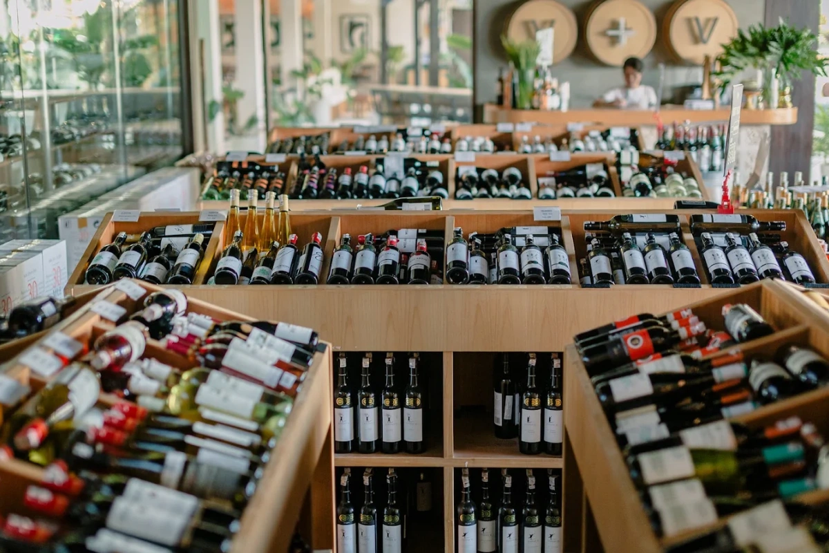 VIN+ wine bar and cellar in Seminyak Bali