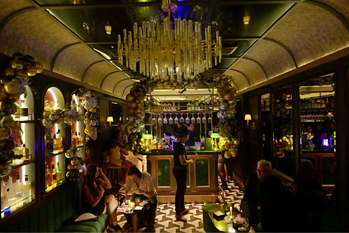 The Mailroom speakeasy bar in Berawa Bali